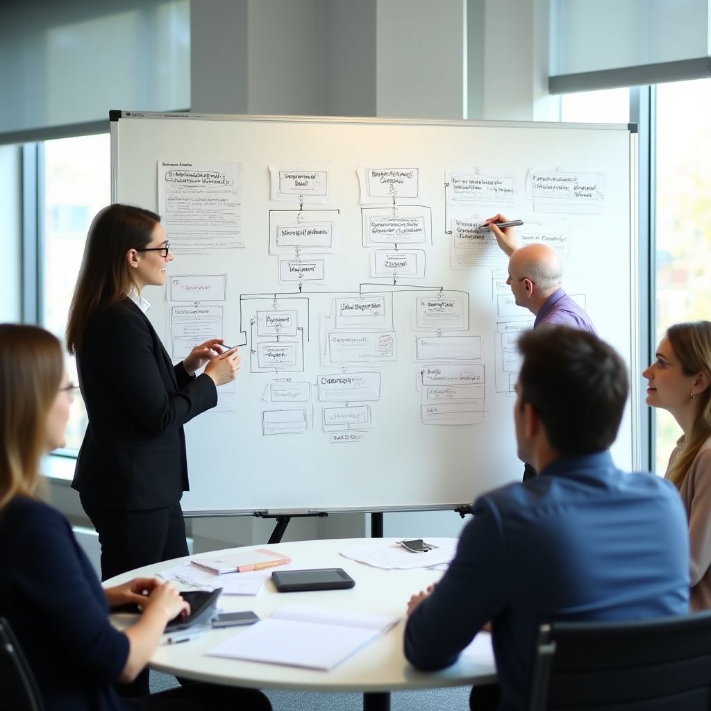 Process restructuring visualization